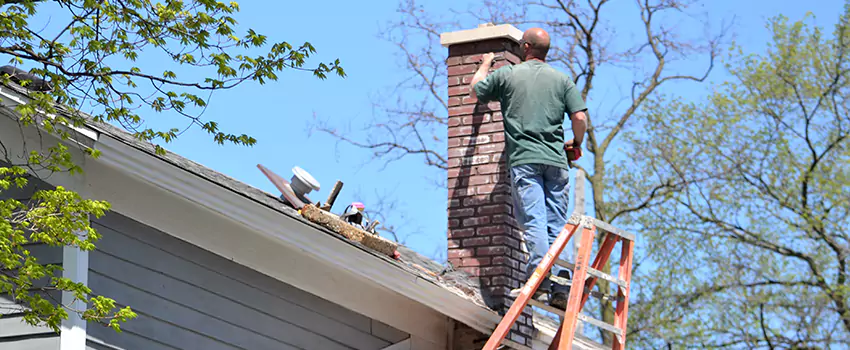 Vinyl and PVC Chimney Flashing Installation in Beavercreek, OH